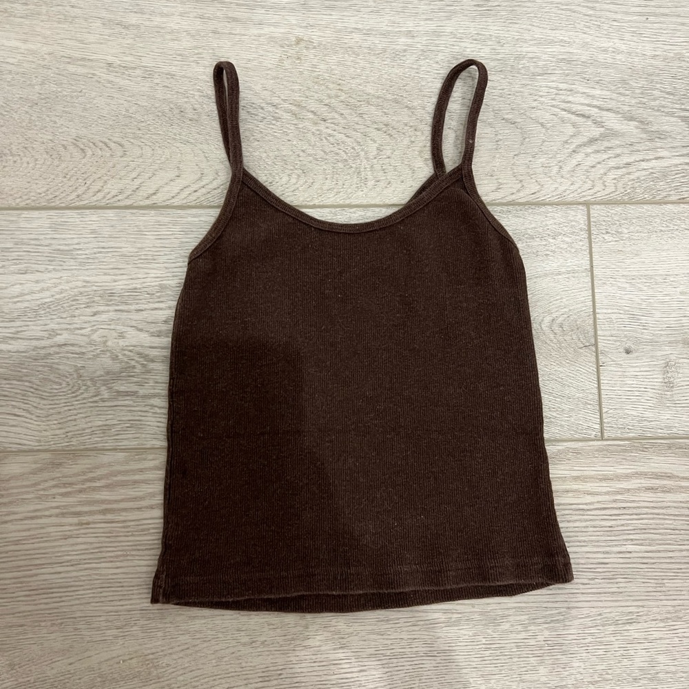 fairycore grunge brandy melville brown cami top ❤︎︎